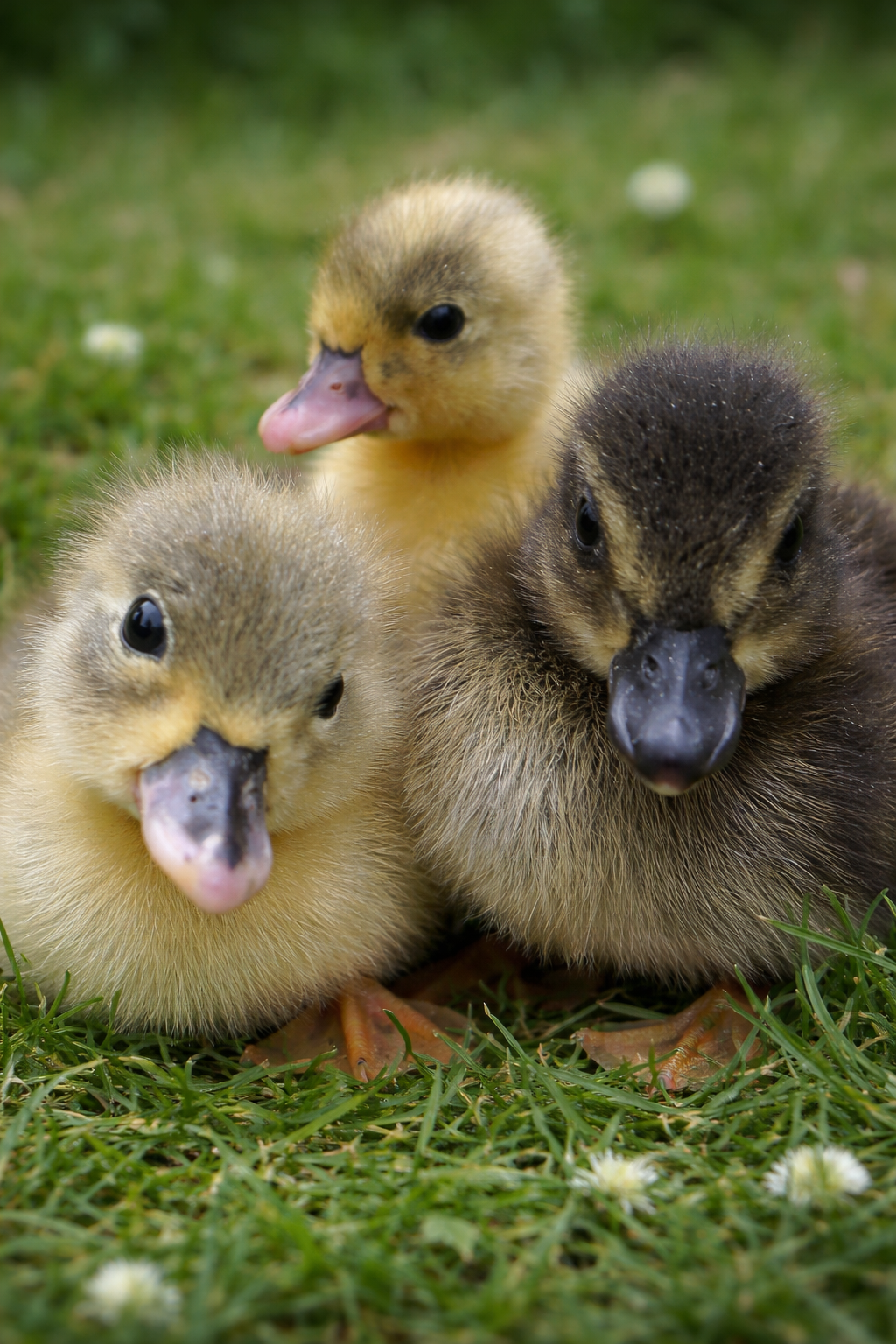Three ducklings